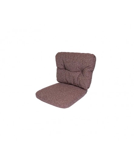 BASKET/MOMENTS/OCEAN cushion set for chair, 5417YN113, Cane-line Wove, Dark Bordeaux