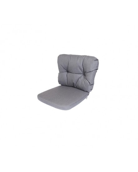 BASKET/MOMENTS/OCEAN cushion set for chair, 5417YSN95, Cane-line Natte, Gray