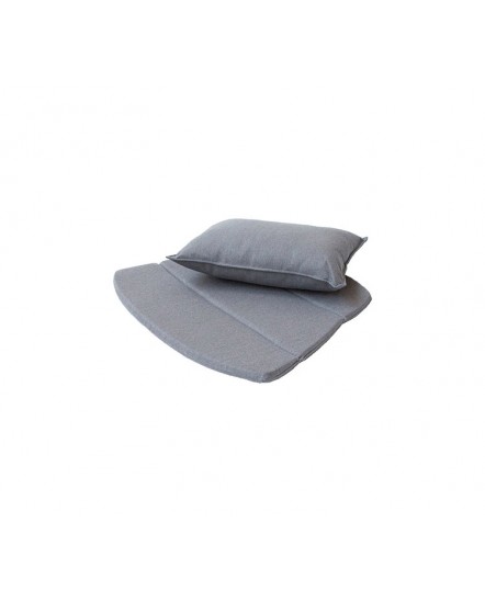 BREEZE cushion for lounge chair, 5468YSN95, Sunbrella Natte, Grey