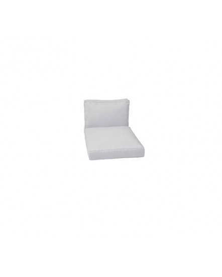 Chester cushion set for lounge chair, 5490YS94, Sunbrella Natte, White