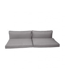 Chester cushion set for lounge sofa, 5590YS97, Sunbrella Natte, Taupe