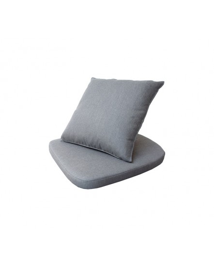 Moments cushion set for chair, 7441YSN95, Sunbrella Natte, Grey