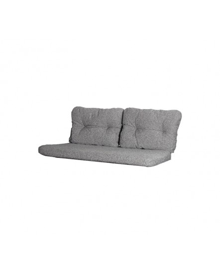 OCEAN cushion set for 2-seater sofa left/right module, 5526YN115, Cane-line Wove, Dark Gray