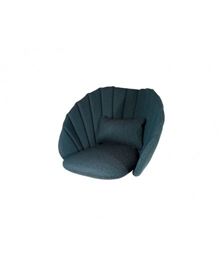 Peacock cushion set for lounge chair, 5458YN147, Cane-line Focus, Dark blue