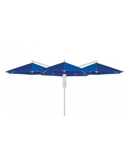 Shadow parasol w/pulley system, 3x3 m