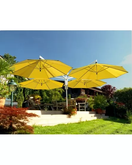 Shadow parasol w/pulley system, 3x3 m