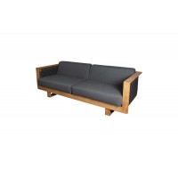 ANGLE 3-Seater Sofa w/Teak frame