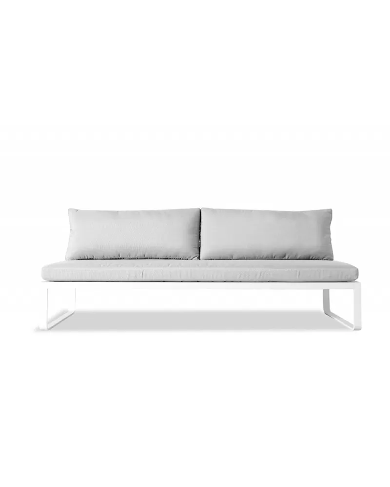 Armless 2 best sale seater sofa