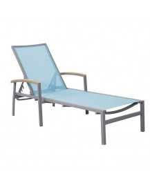 SAINT LUCIA Chaise Lounge with Arms
