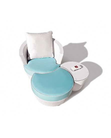 EDEN ROC Combination with lounge chair | ottoman & a side table