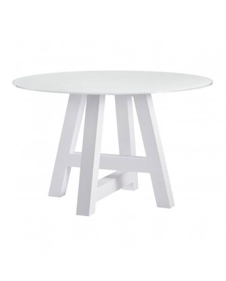 RIVIERA - Table - Ø120 Glass top