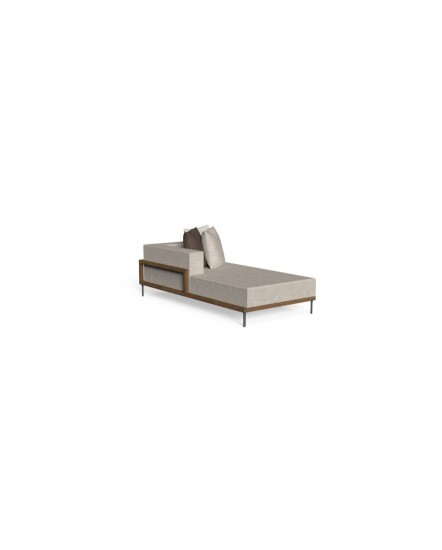 CLEO TEAK Sofa Longue DX/SX