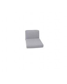 Chester cushion set for lounge chair, 5490YSN96, Sunbrella Natte, Light grey