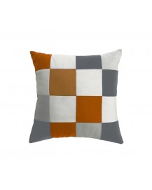 SQUARE Cushion Orange/White