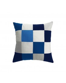 SQUARE Cushion True Blue/White