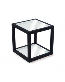MARGARITA Side Table with Frosted Glass Top