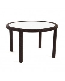 SENECA Dining Table with Tempered Glass Top