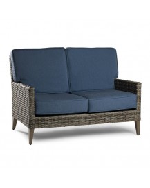 HAVEN Loveseat - Vintage Gray With Gray Mixed Wicker