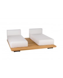 PAL 2 Parallel Double Seat + 2 Single Back